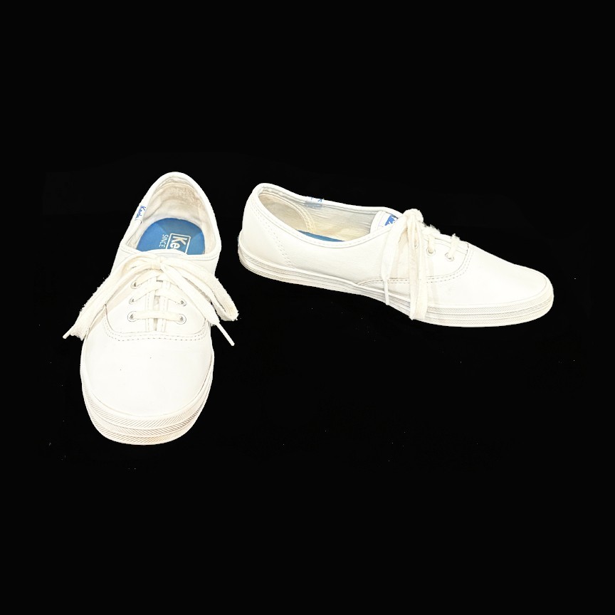 Keds Champion White Leather Lace Up Tennis Shoes Sneakers Sz 9 EUC Keds Champion White Leather Lace Up Tennis Shoes Sneakers Sz 9 EUC