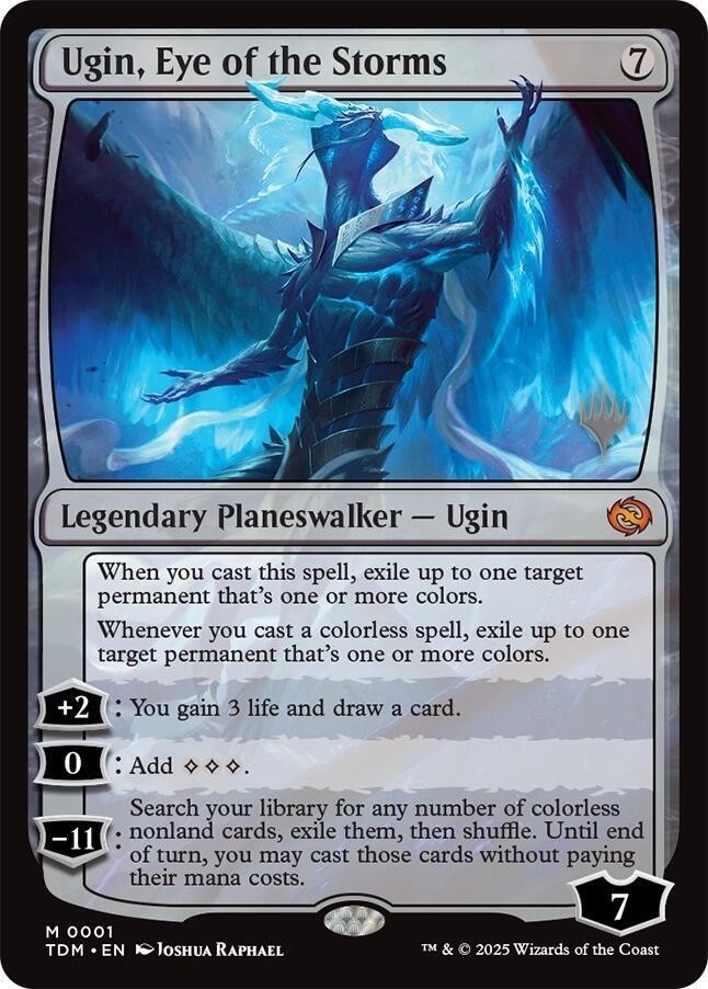 Ugin, Eye of the Storms - Promo Pack: Tarkir: Dragonstorm (PPTDM) Ugin, Eye of the Storms - Promo Pack: Tarkir: Dragonstorm (PPTDM)