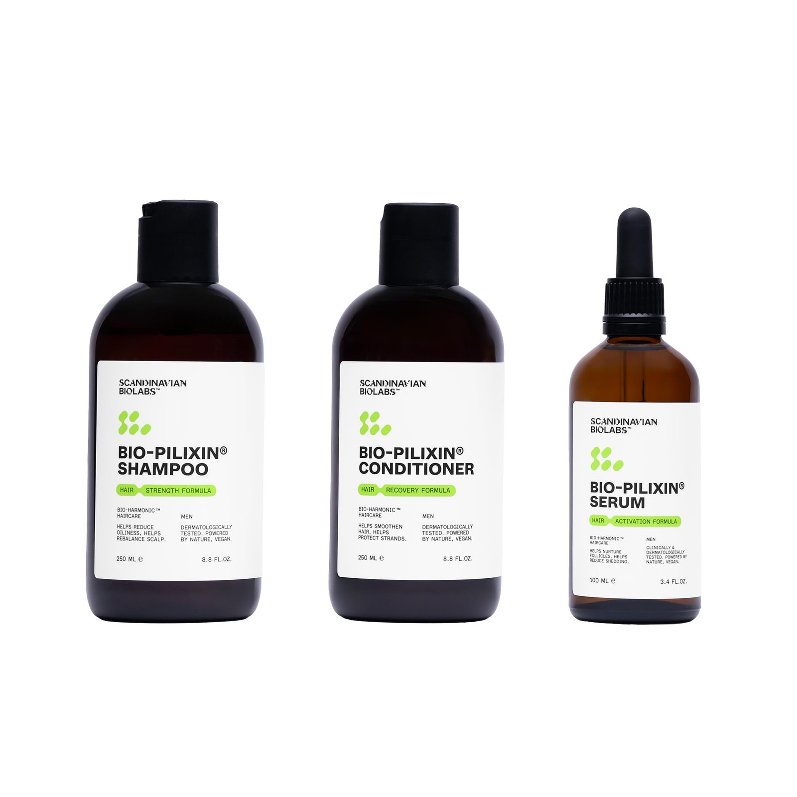 Scandinavian Biolabs Bio-Pilixin Hair Routine For Men For Shedding SET-HG-M