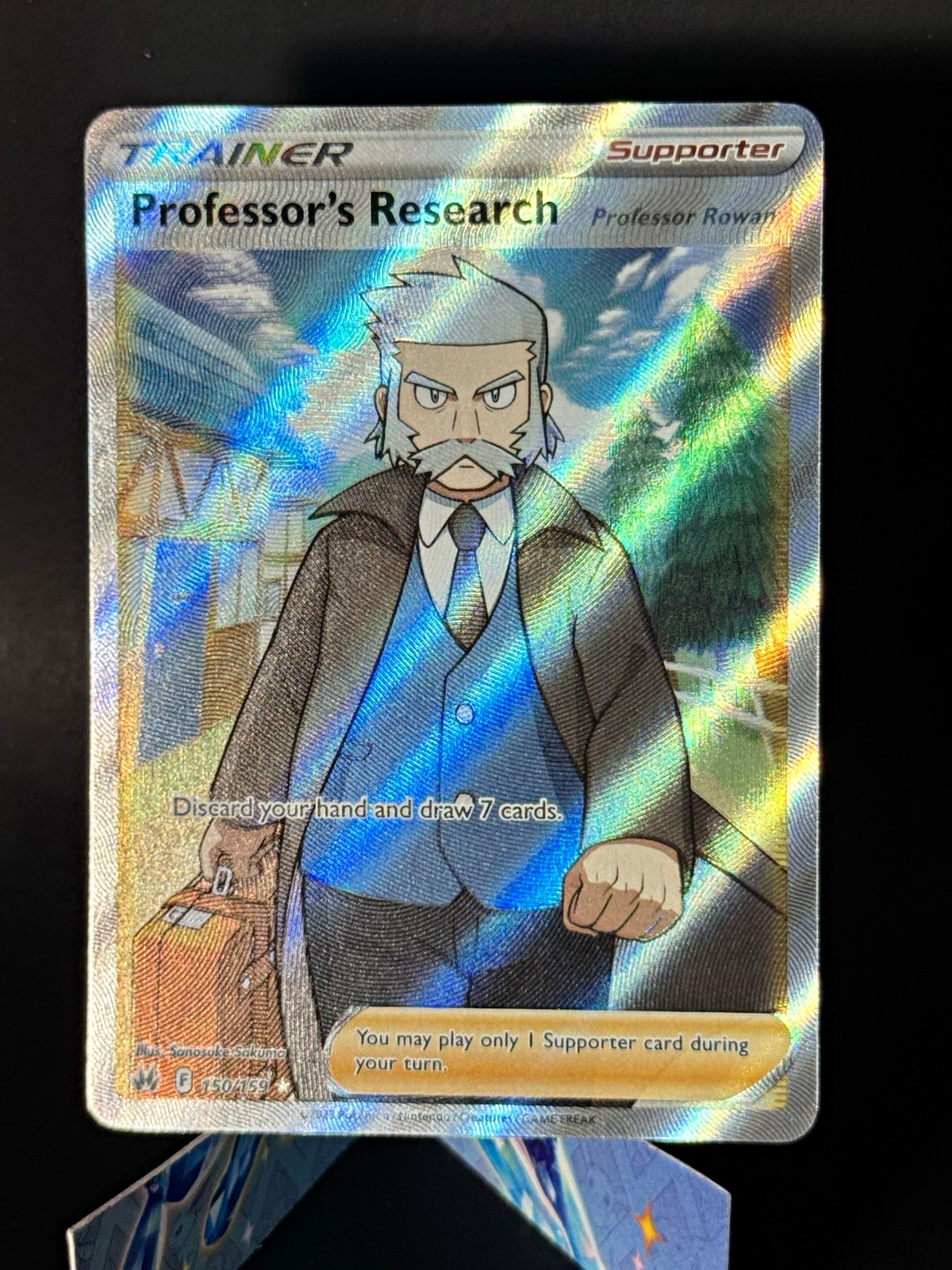The Pokémon Company Professor's Research [Professor Rowan] 150/159 CZ UR Holo EN