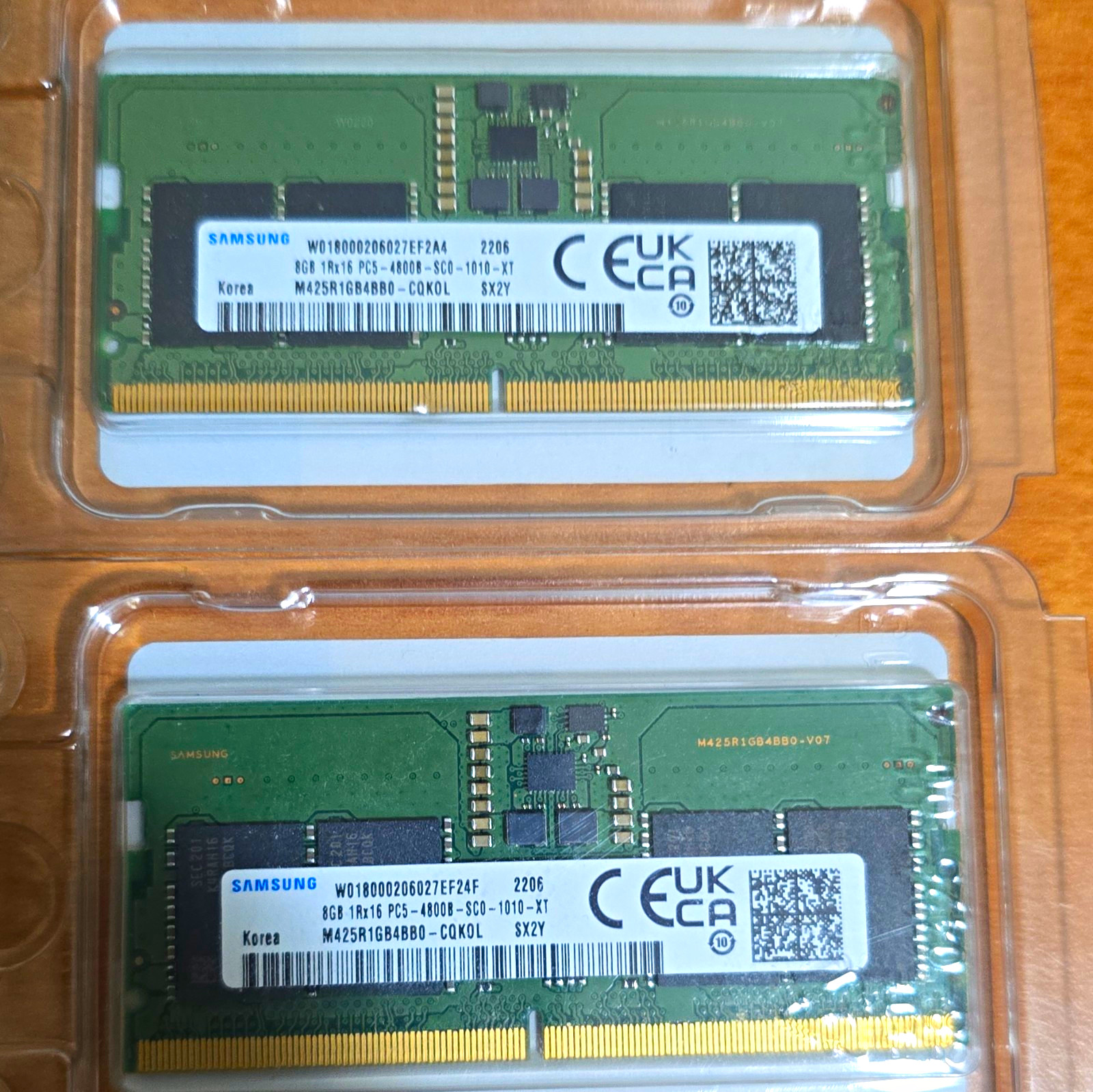 Samsung 16GB (2x8GB) DDR5-4800B SO-DIMM 262-Pin ECC RAM M425R1GB4BB0-CQK0L Samsung 16GB (2x8GB) DDR5-4800B SO-DIMM 262-Pin ECC RAM M425R1GB4BB0-CQK0L