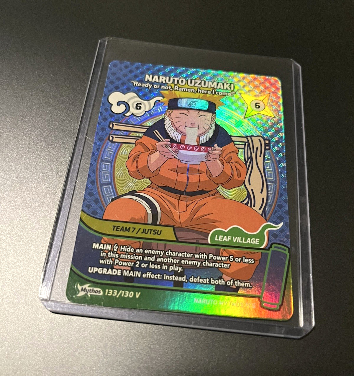 Bandai Naruto CCG Naruto Uzumaki Super Rare Holo Ninja 133/130 Saviors ENG