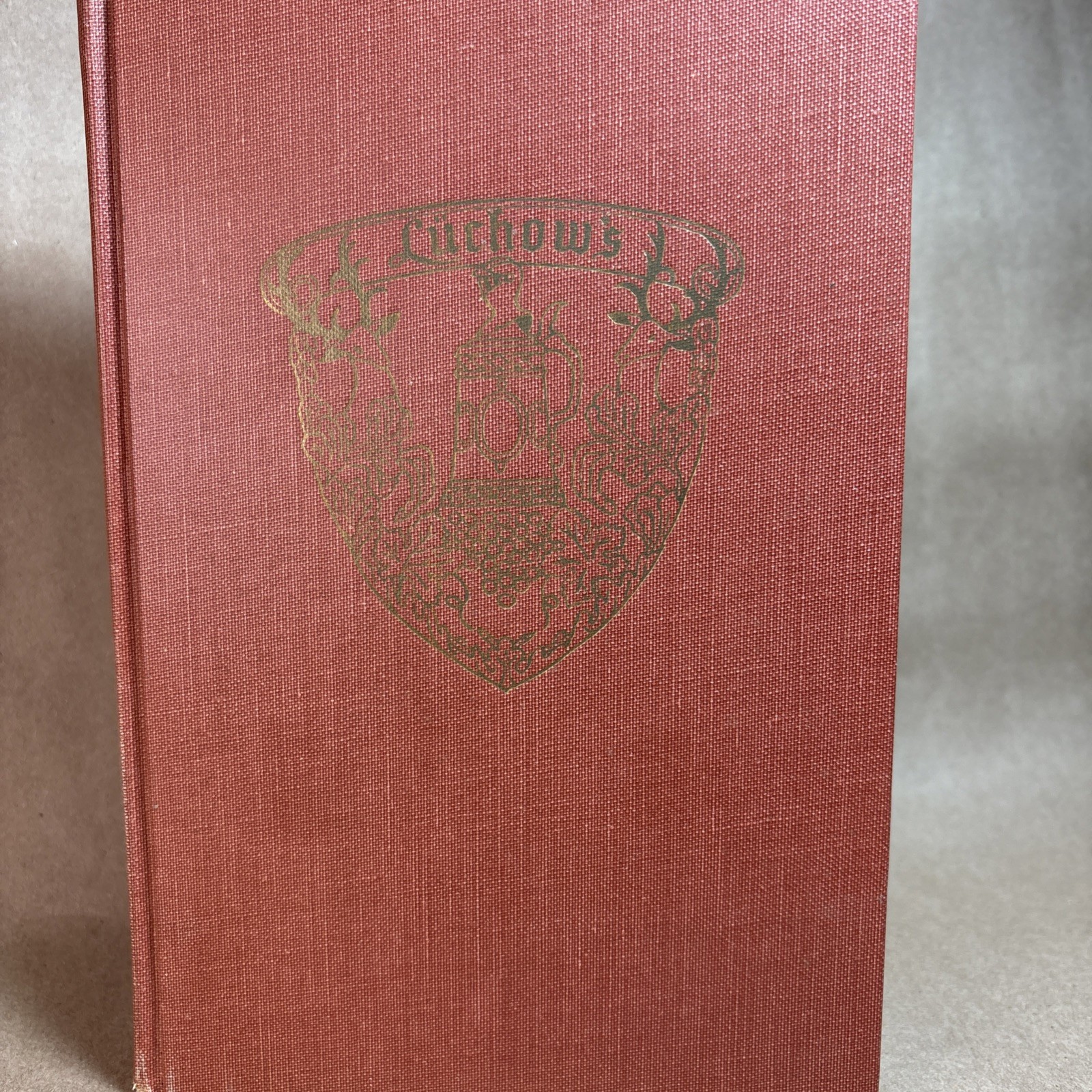 Vintage 1955 Hardcover Book Luchow\'s German Cookbook By Leonard Jan Mitchell
