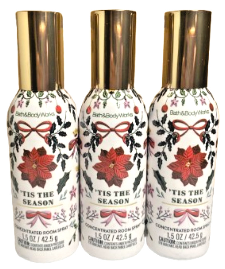 3x TIS\' THE SEASON Room Sprays Spray Bath & Body Works ~ 3x TIS\' THE SEASON Room Sprays Spray Bath & Body Works ~