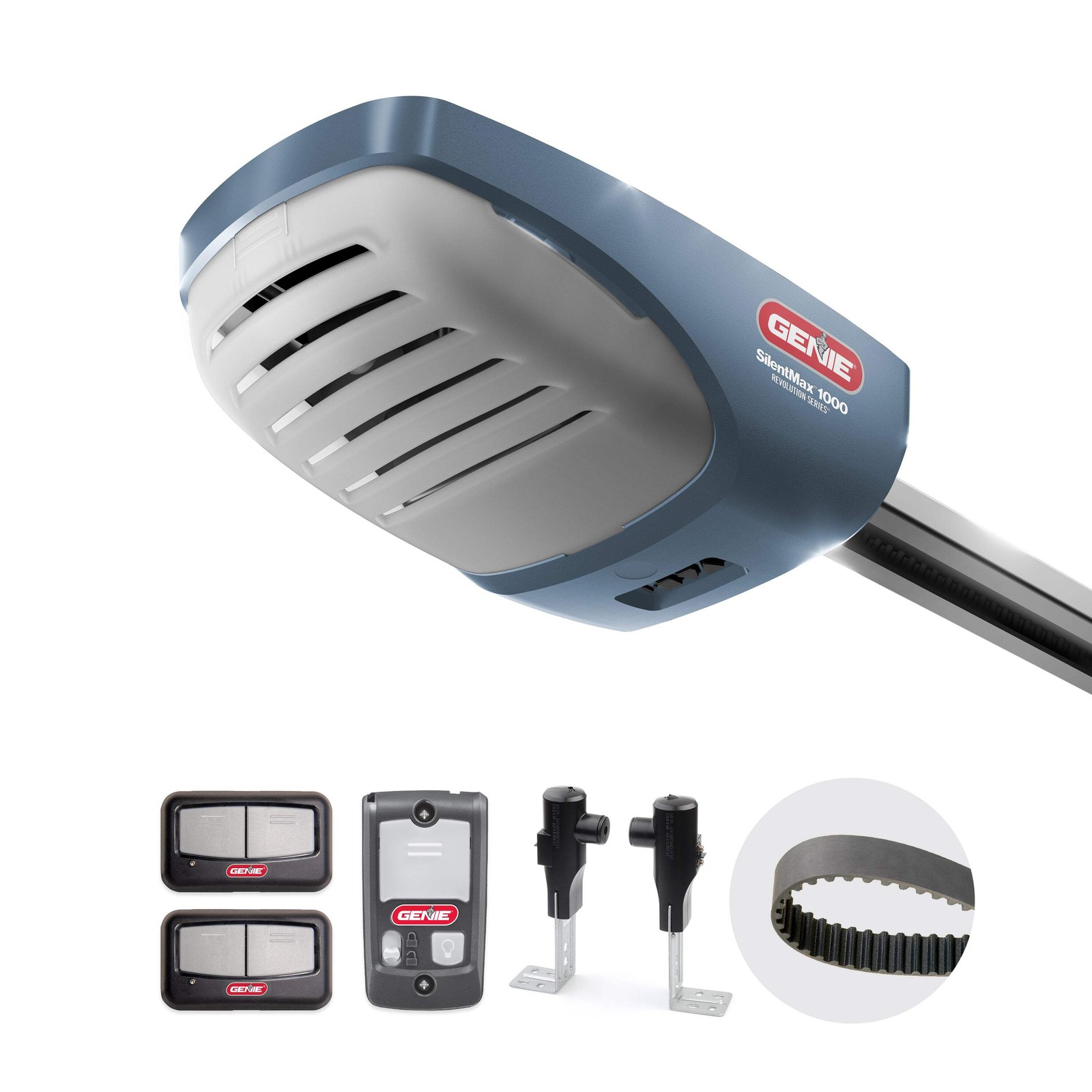 Genie SilentMax® 1000 Garage Door Opener Ultra Quiet Belt Drive ¾ HPc Model 3042