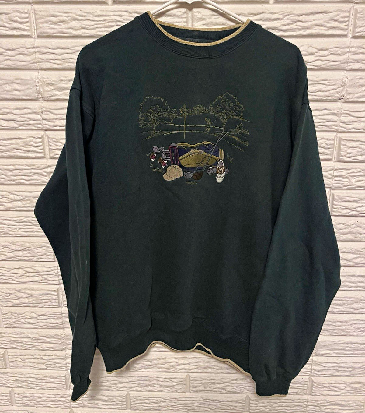 C&B Sport by Croft & Barrow Vintage Golf Men’s Sweatshirt Dark Green Size M C&B Sport by Croft & Barrow Vintage Golf Men’s Sweatshirt Dark Green Size M