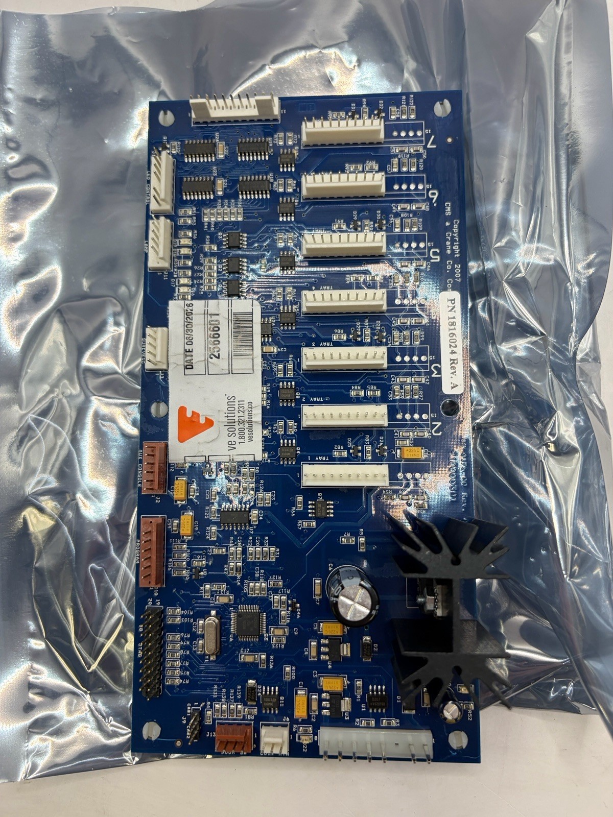 REFURBISHED CRANE NATIONAL MERCHANT 180/181/186/187/448/449 I/O MOTOR BOARD REFURBISHED CRANE NATIONAL MERCHANT 180/181/186/187/448/449 I/O MOTOR BOARD