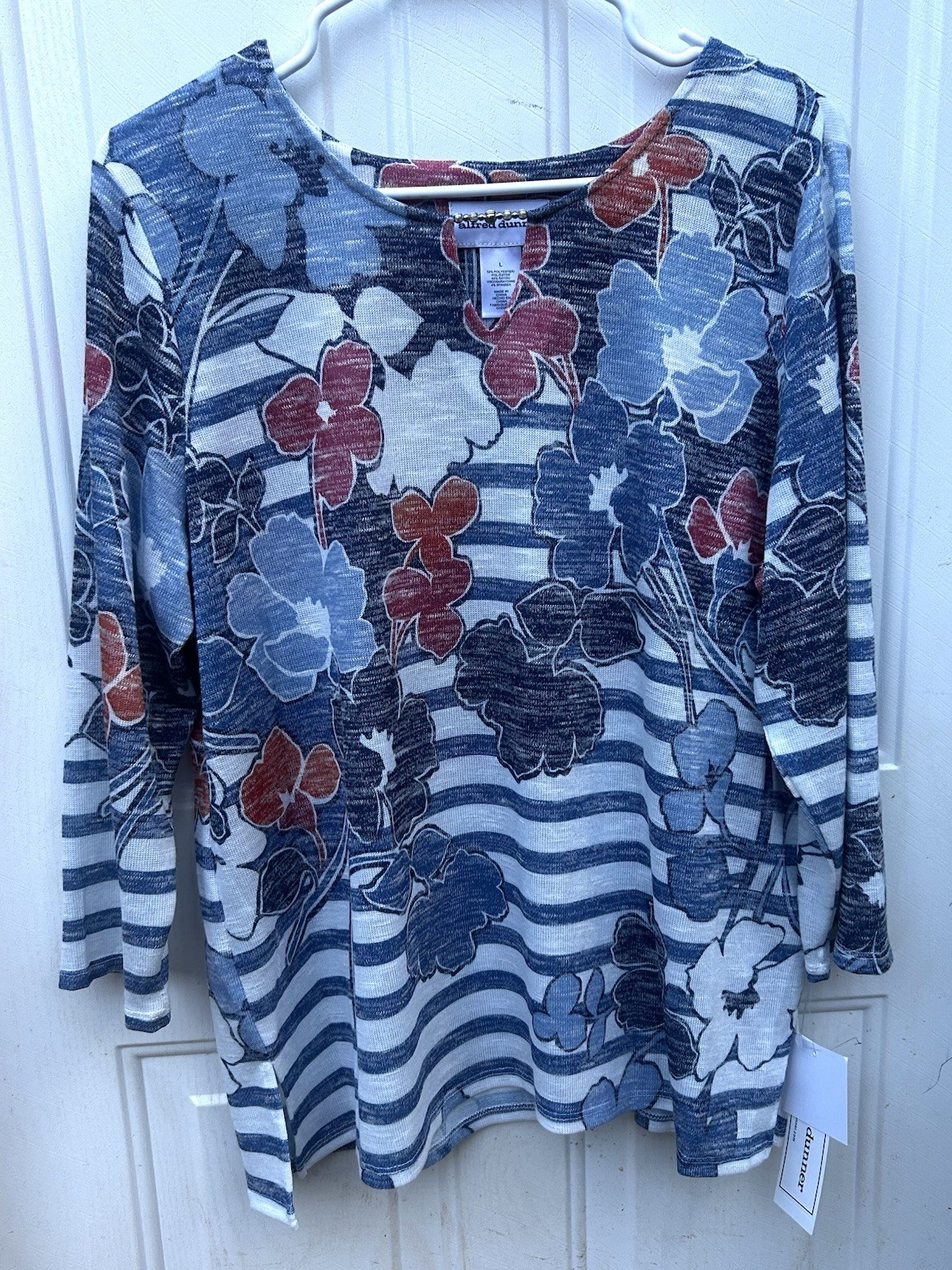 NWT Sz Large Alfred Dunner Austin top NWT Sz Large Alfred Dunner Austin top