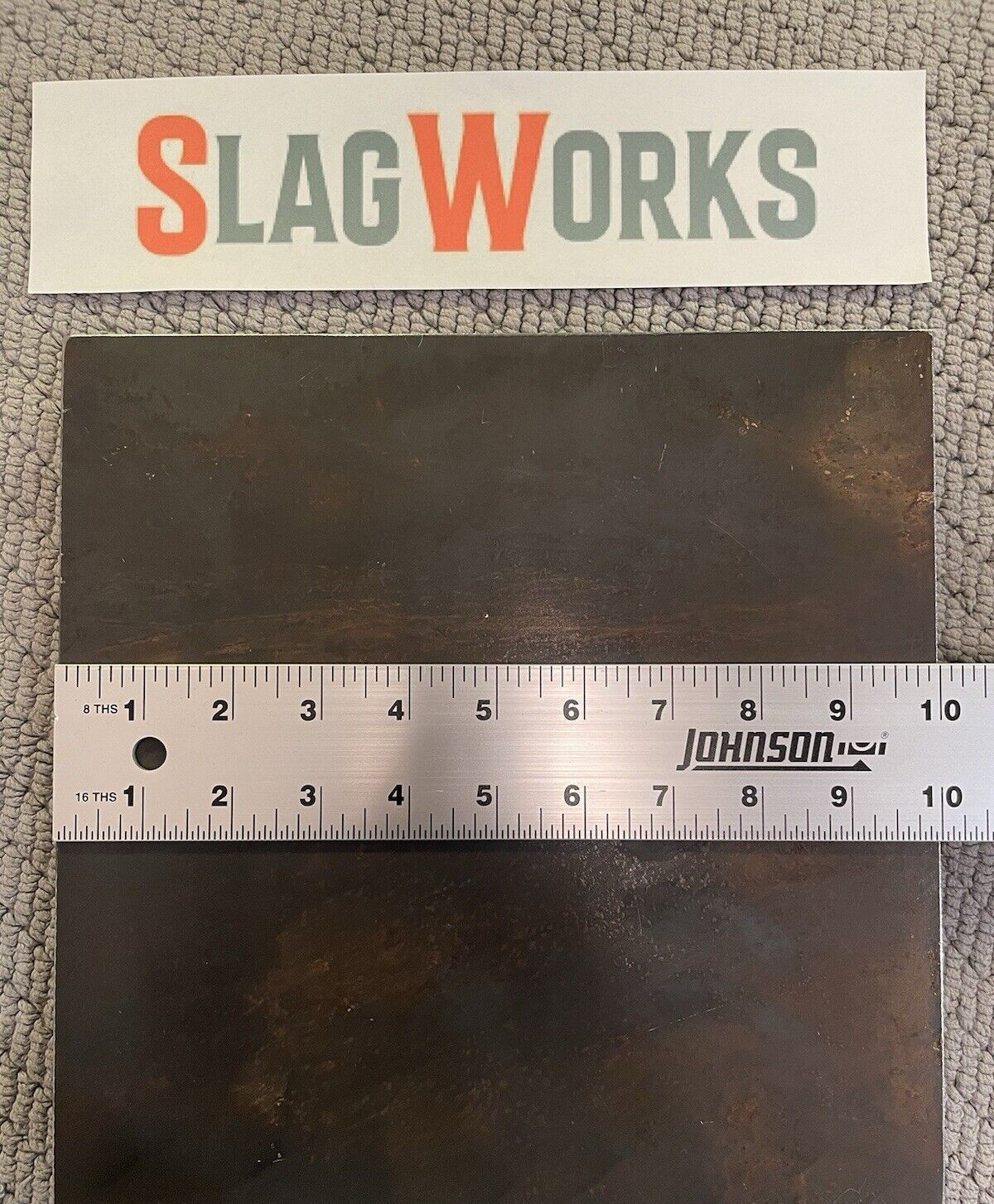 3/8x10x16 inch steel plate 10”x16” A36 Hot Roll Flat .375\