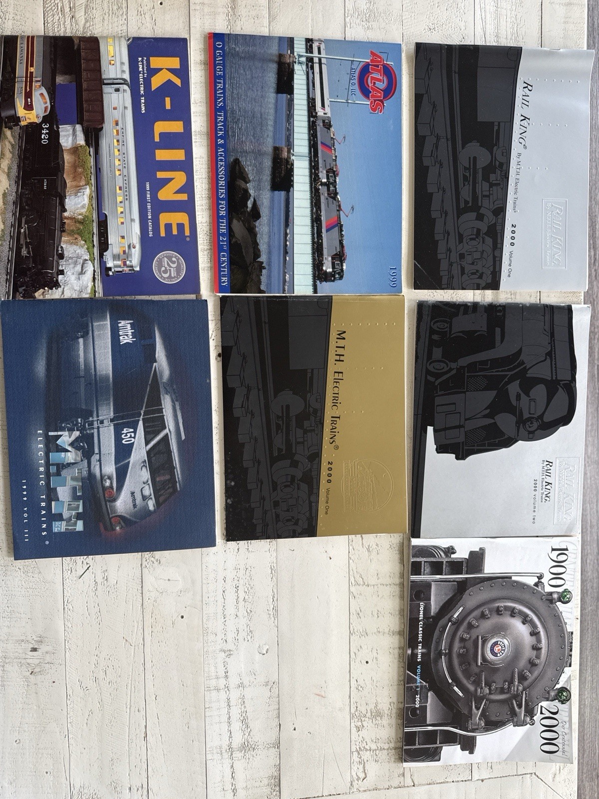 Model Train Catalog Lot 7 Lionel MTH RailKing Atlas K-Line 1999-2000 PB