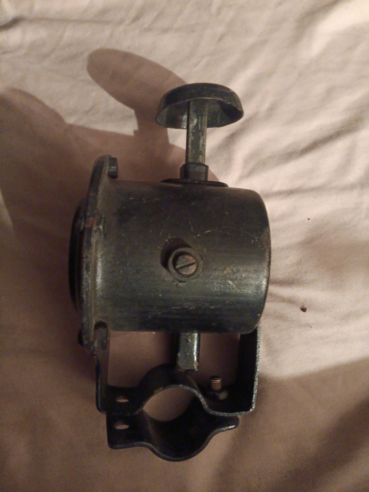 Rare Antique Bicycle Motorcycle Horn Klaxon Type Plunger Accessory with Bracket Rare Antique Bicycle Motorcycle Horn Klaxon Type Plunger Accessory with Bracket