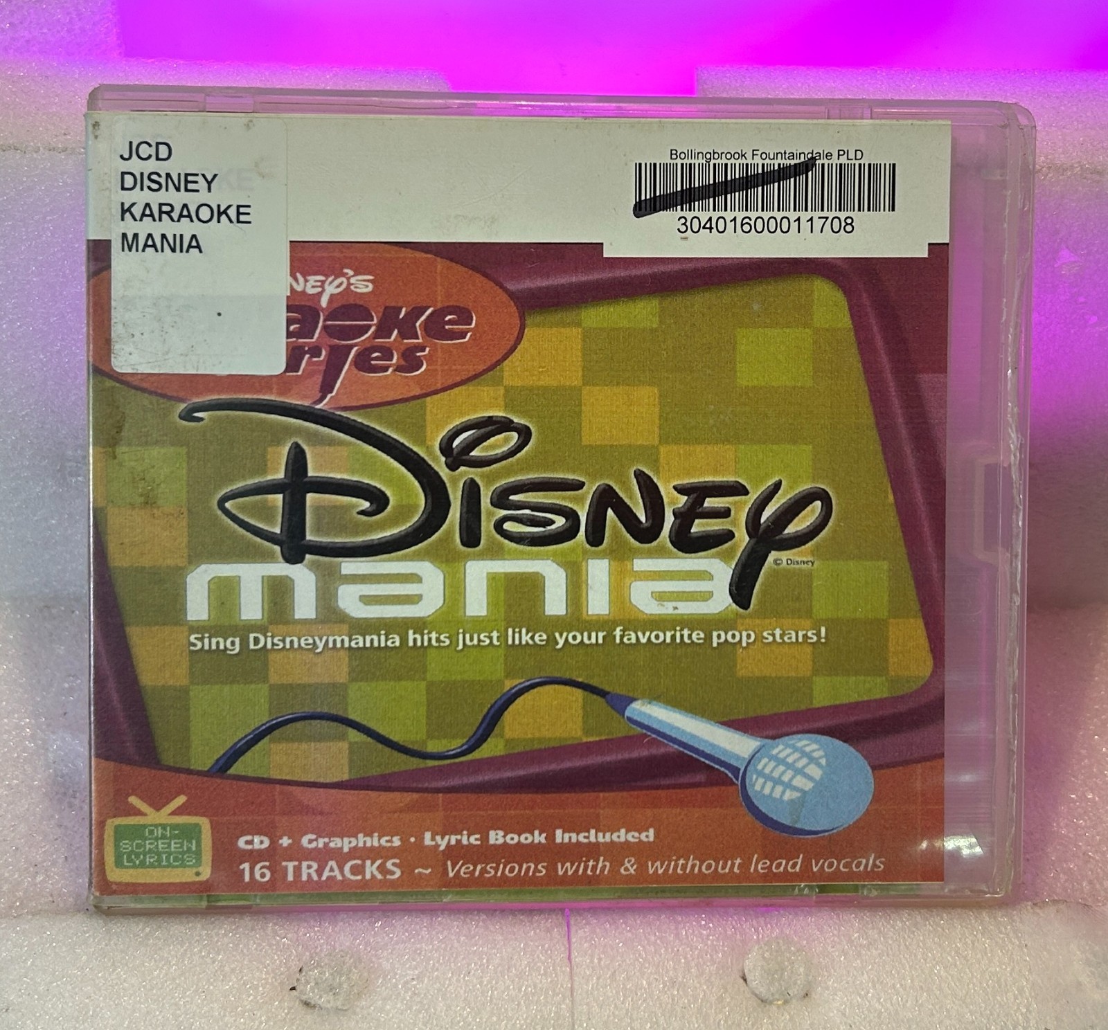 Disney's Karaoke Series: Disneymania (CD + G, 2005, Disney) W/ Booklet, Tested Disney's Karaoke Series: Disneymania (CD + G, 2005, Disney) W/ Booklet, Tested