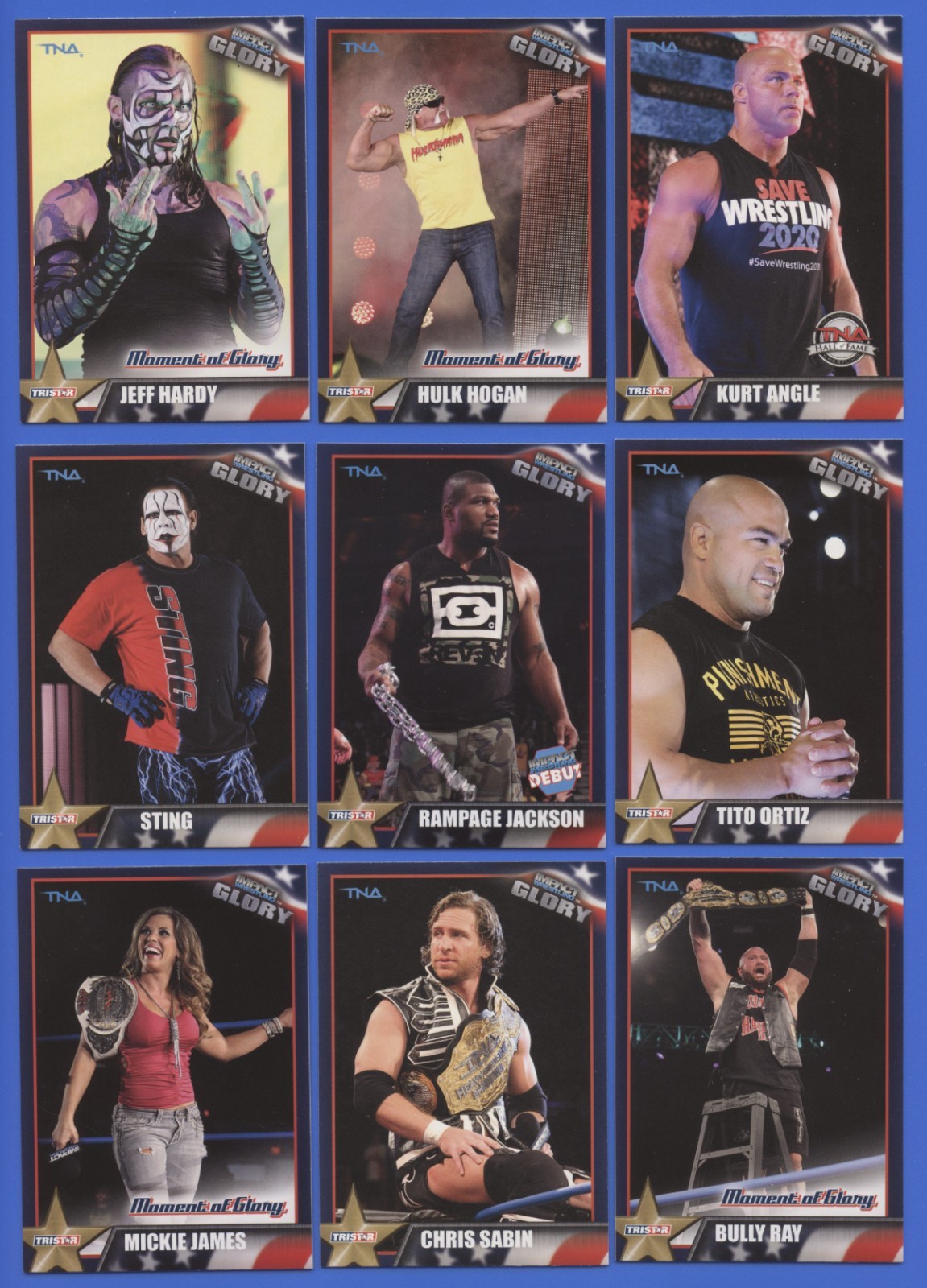 2013 Tri Star TNA Impact Glory Wrestling Set (100) Sting Hogan Jeff Hardy Art 2013 Tri Star TNA Impact Glory Wrestling Set (100) Sting Hogan Jeff Hardy Art