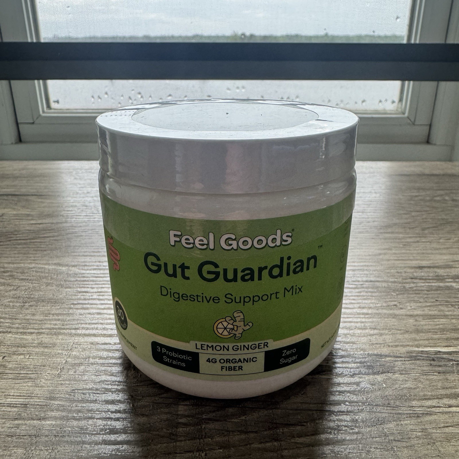 Feel Goods Gut Guardian Prebiotic Digestive Powder Lemon Ginger 30 Servings New Feel Goods Gut Guardian Prebiotic Digestive Powder Lemon Ginger 30 Servings New