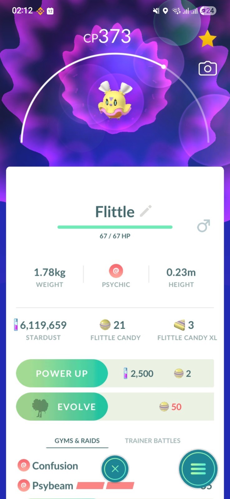 Flittle #955 Pokémon Trade✨️ GO Fast Same Day - See Description 