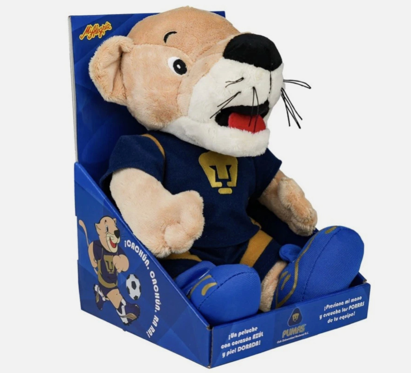 UNAM PUMAS MUSICAL PLUSH TOY – MEXICO LIGA MX PELUCHE “Mi Alegria” 15 in UNAM PUMAS MUSICAL PLUSH TOY – MEXICO LIGA MX PELUCHE “Mi Alegria” 15 in