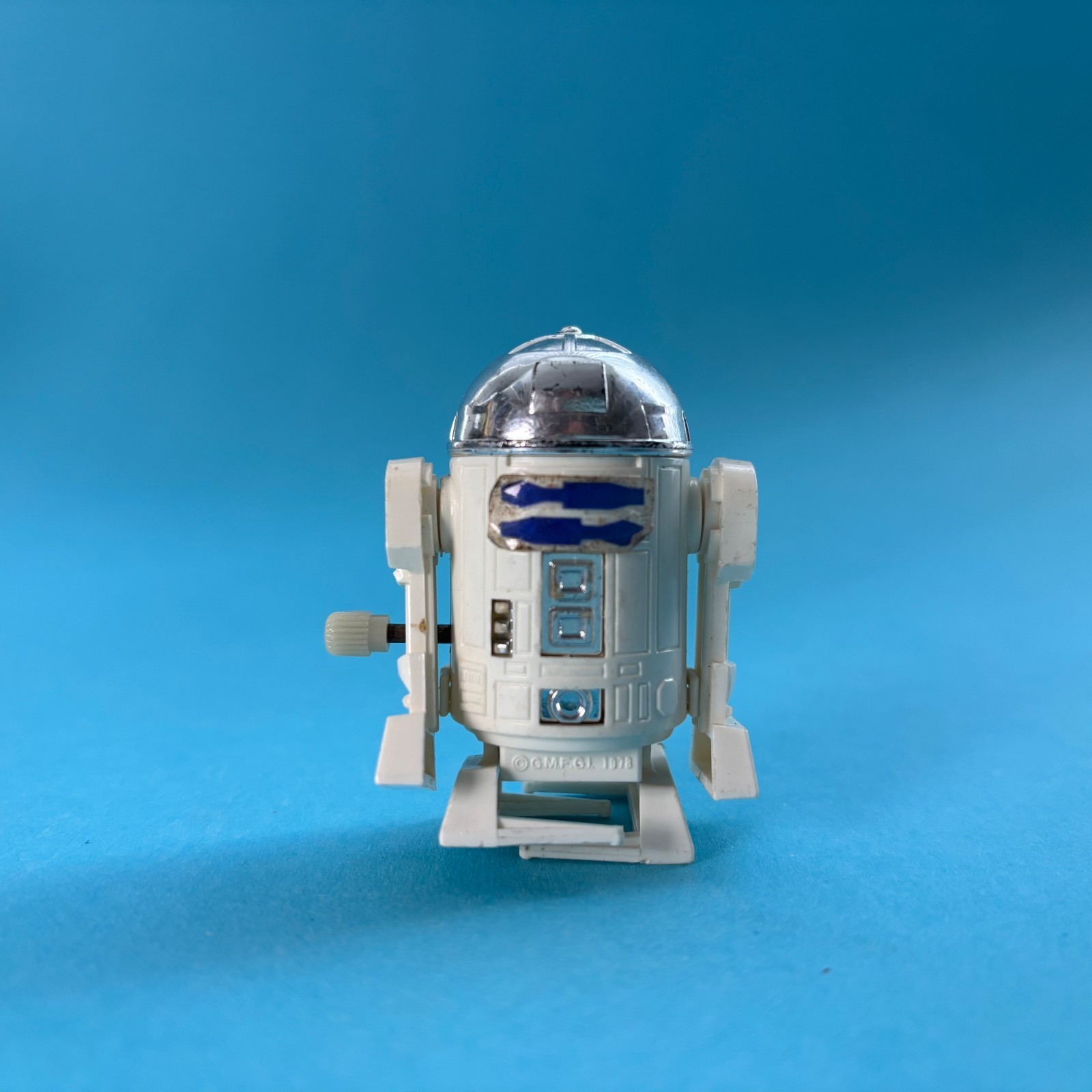 Vintage Star Wars 1978 Takara R2-D2 Wind-Up Figure w/case / Works