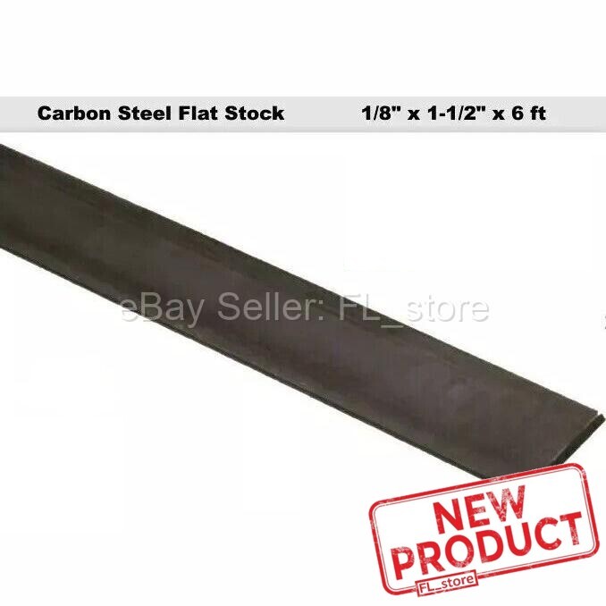 Steel Flat Bar Stock 1/8\