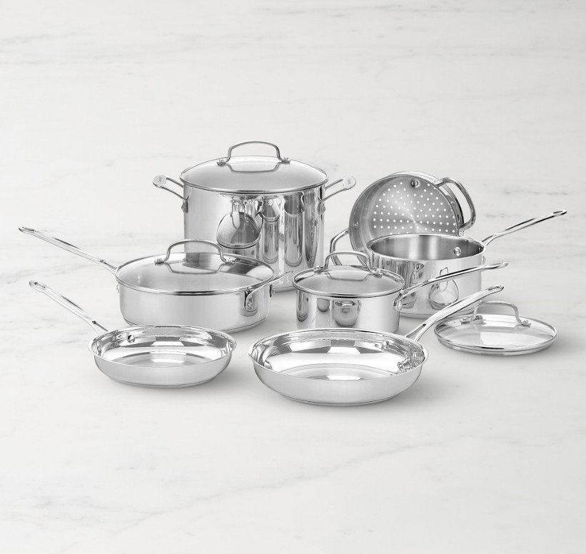 Cuisinart Chef's Classic Stainless Steel 11-Piece Cookware Set