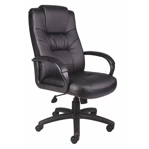 Manufacturer Varies Executive Chair,High Back,Leather Seat 452R17 Manufacturer