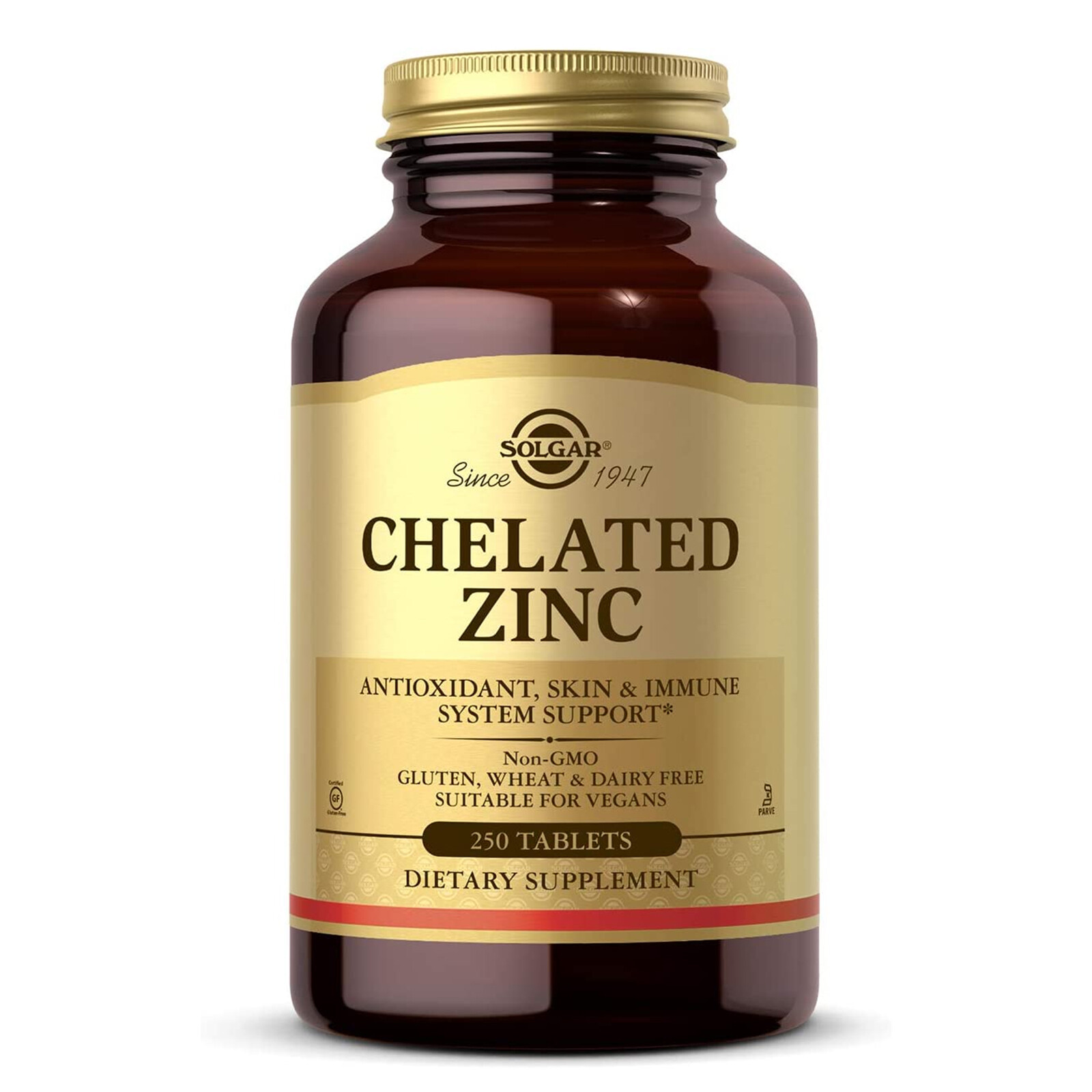 Solgar Chelated Zinc 250 Tablets Solgar Chelated Zinc 250 Tablets