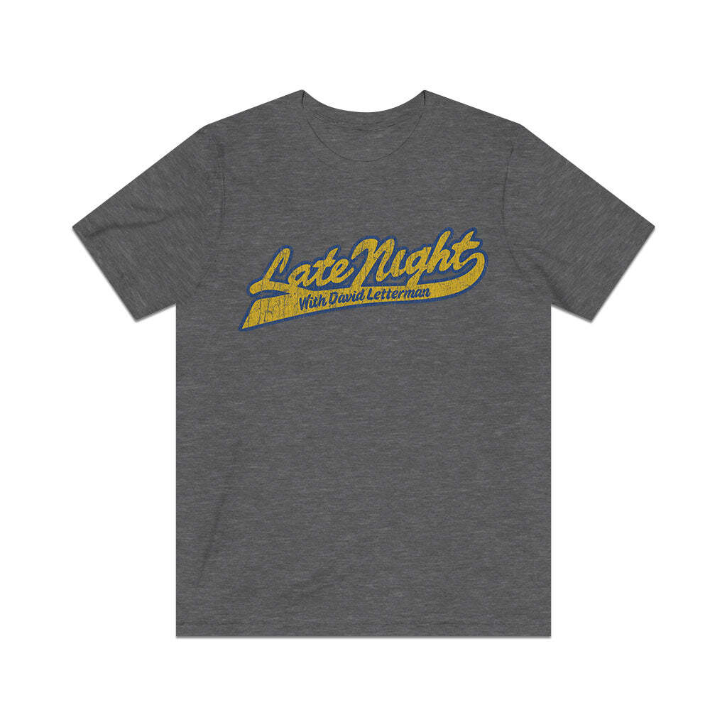 Late Night With David Letterman 1982 Vintage Men\'s T-Shirt