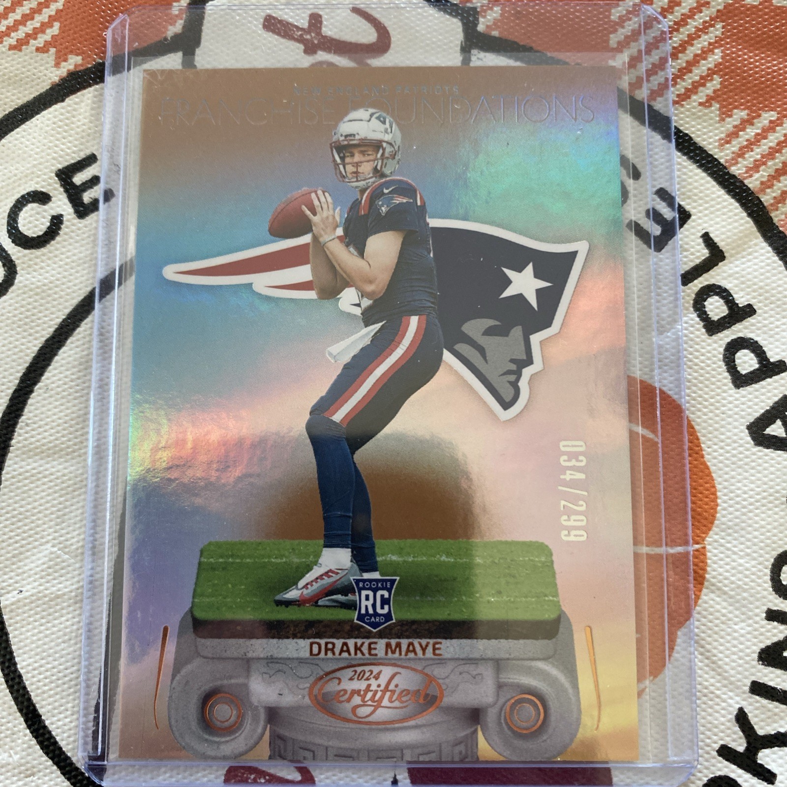 2024 Certified Football Drake May Franchise Foundations/299