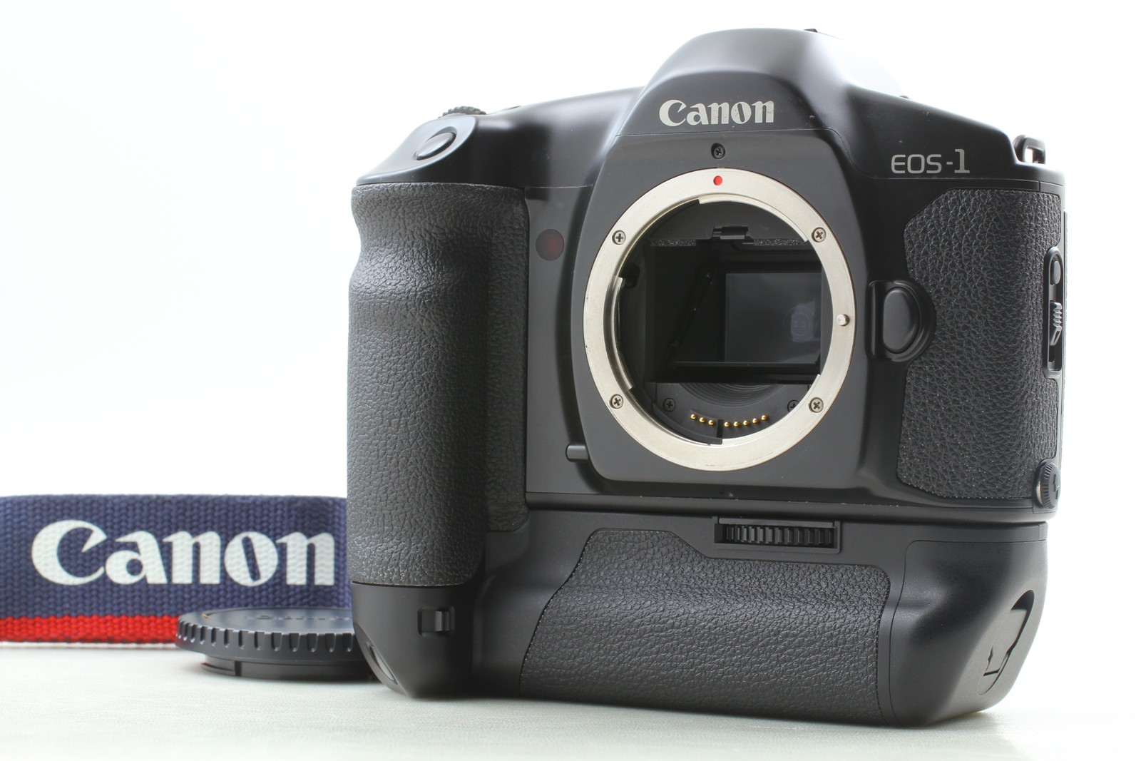 Read  [Near MINT w/ Strap] Canon EOS-1 HS 35mm SLR Film Camera PB-E1 From JAPAN