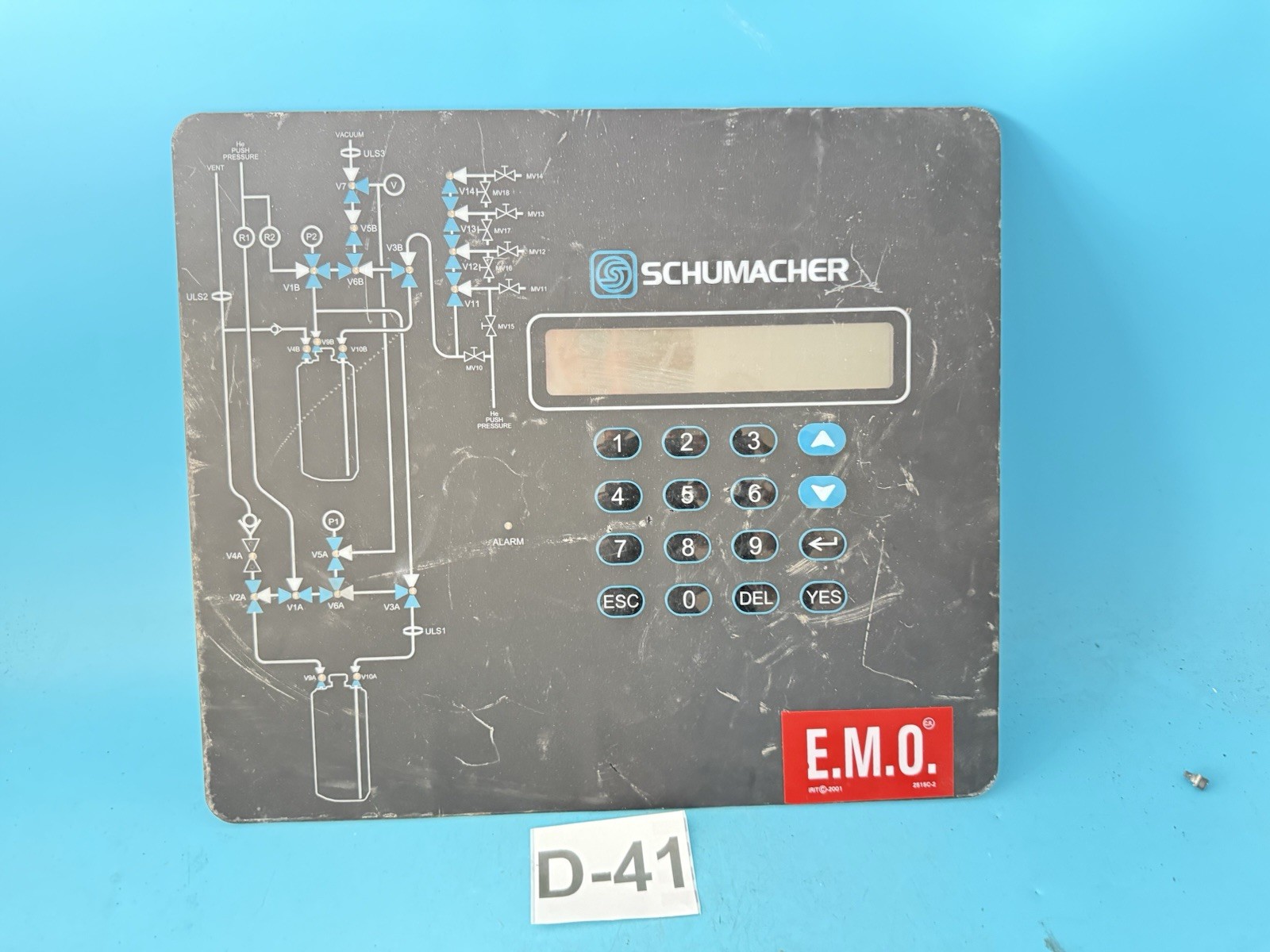 Schumacher 1739-3013 Controller Panel with PCB Board – Industrial Control HMI Ke Schumacher 1739-3013 Controller Panel with PCB Board – Industrial Control HMI Ke