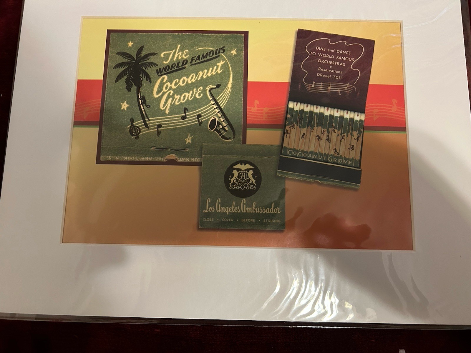 Coconut Grove + Matchbook Vintage Poster 11x14 Coconut Grove + Matchbook Vintage Poster 11x14