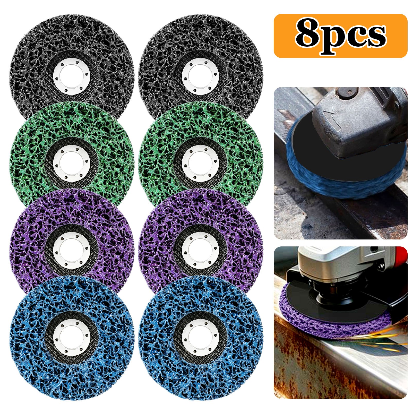 8pcs 4.5''x7/8