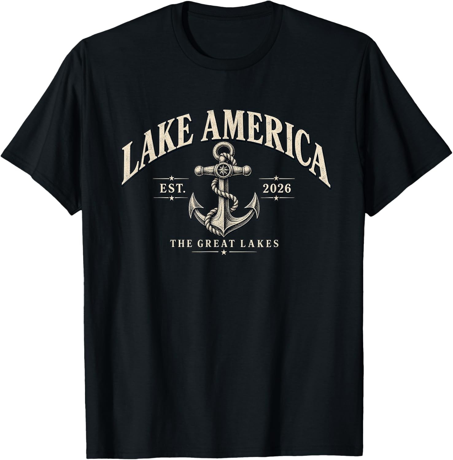 Lake America EST 2026 Vintage Lake America Unisex T-Shirt