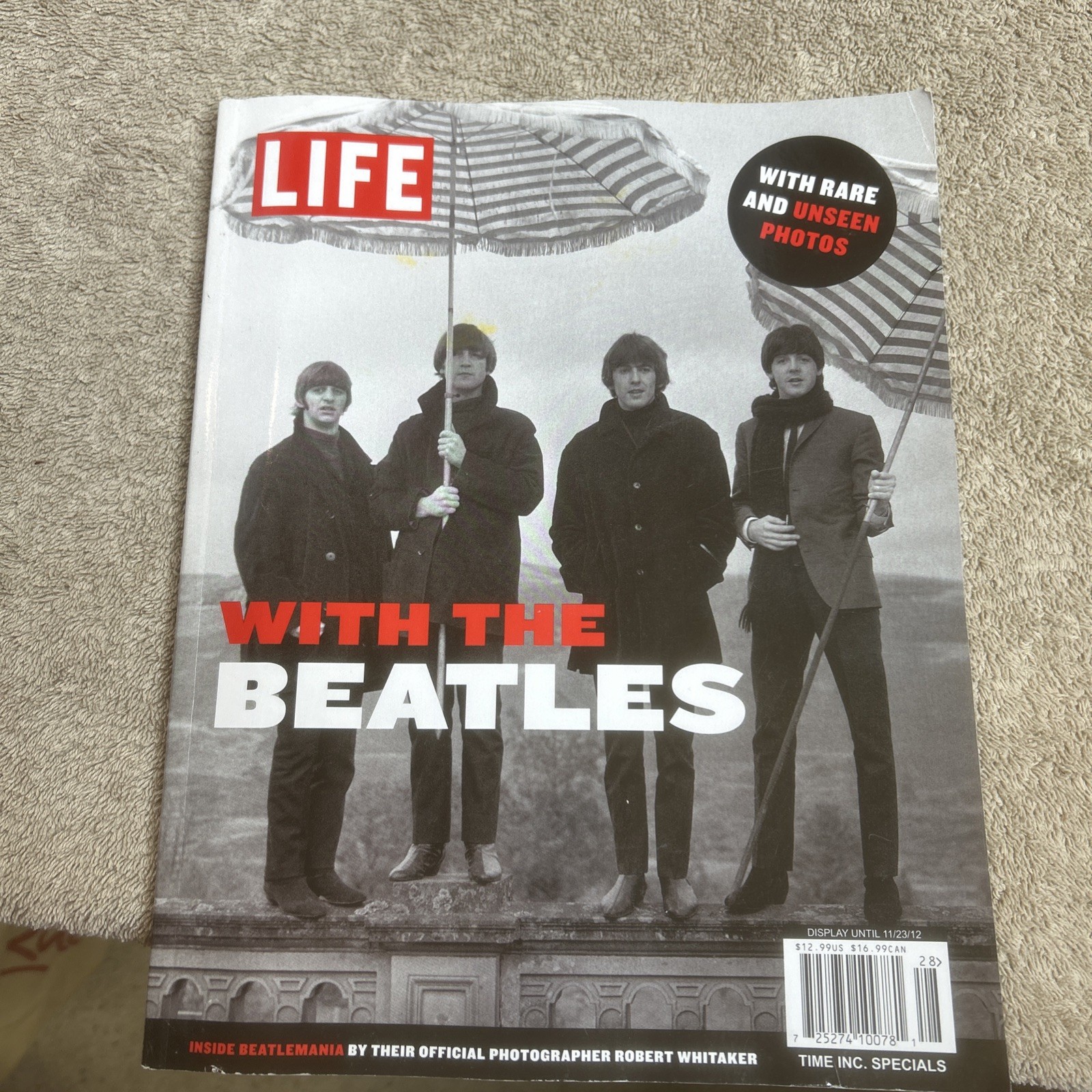 The Beatles 2012 Life Magazine Collectors Edition Rare and Unseen Photos The Beatles 2012 Life Magazine Collectors Edition Rare and Unseen Photos