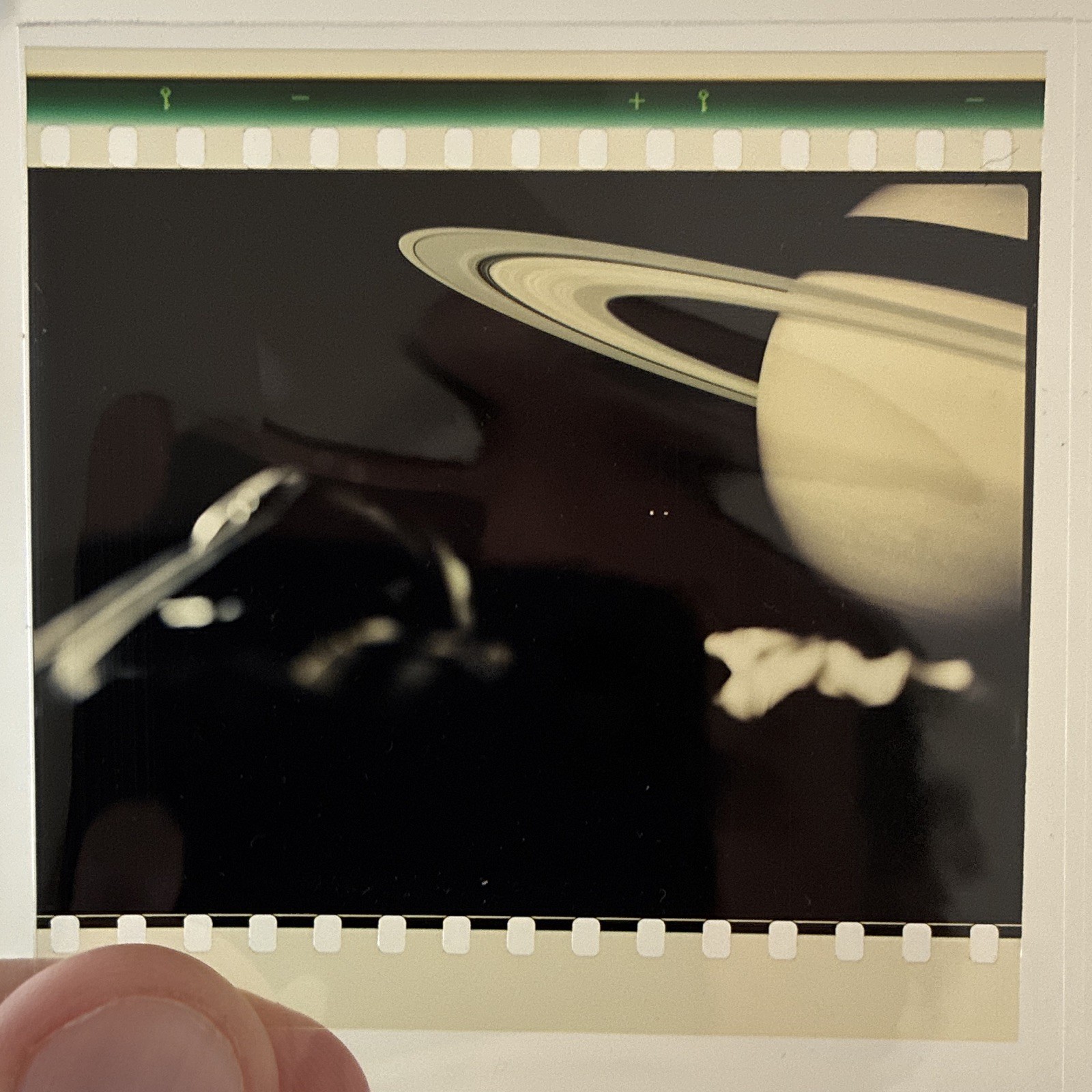 Interstellar IMAX 70mm Film Cell (Saturn, Cooper) Interstellar IMAX 70mm Film Cell (Saturn, Cooper)