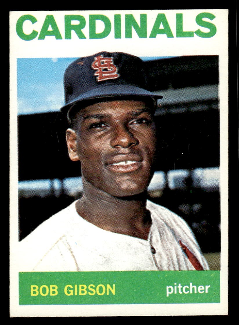 1964 Topps #460 Bob Gibson a 1964 Topps #460 Bob Gibson a
