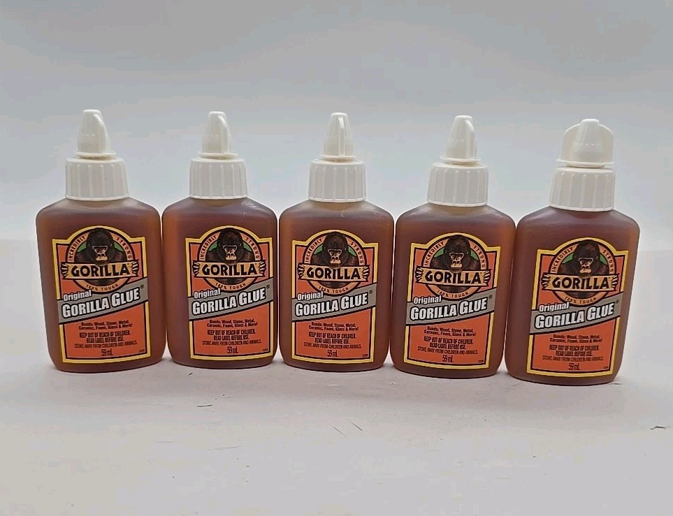 5 Gorilla Original Gorilla Glue: 2 oz. bottle (Brown) 5 Gorilla Original Gorilla Glue: 2 oz. bottle (Brown)