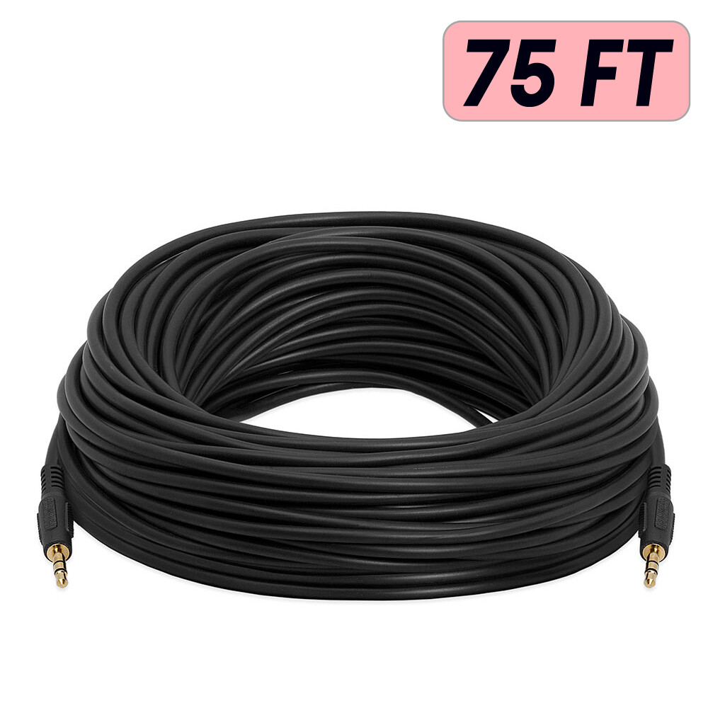 3.5mm Cable Male to Male Stereo Audio Speaker iPad PC Car Auxiliary AUX Cord LOT