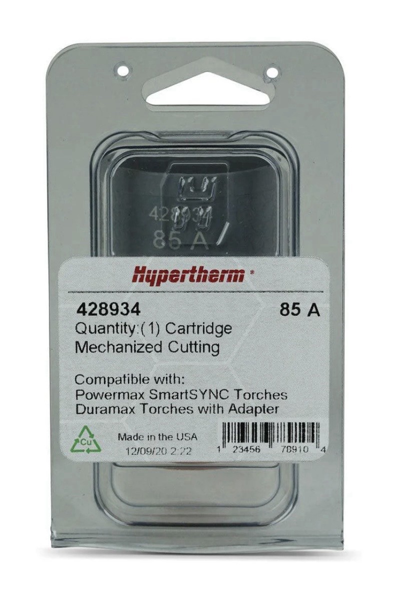 Hypertherm 428934 85A Mechanized Cutting Cartridge Hypertherm 428934 85A Mechanized Cutting Cartridge