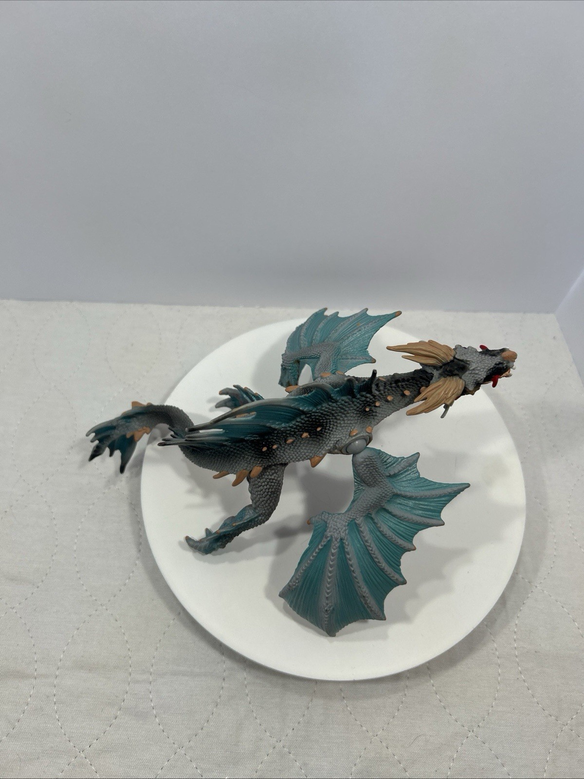 Schleich Eldrador Creatures Sea Monster Blue Dragon Discontinued. Clean.