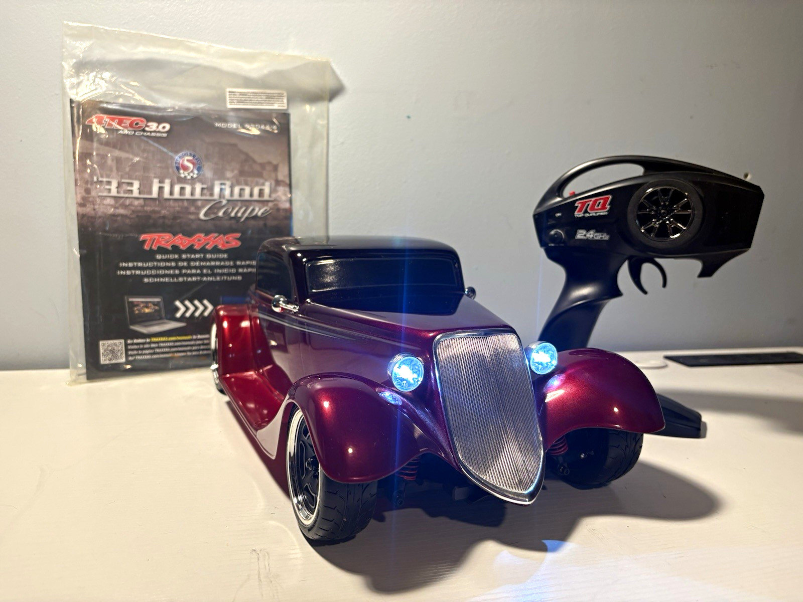 RARE 4tec 3.0 Traxxas 33Coupe NEW NEVER RUN No Box W/Sealed Manual W/transmitter RARE 4tec 3.0 Traxxas 33Coupe NEW NEVER RUN No Box W/Sealed Manual W/transmitter