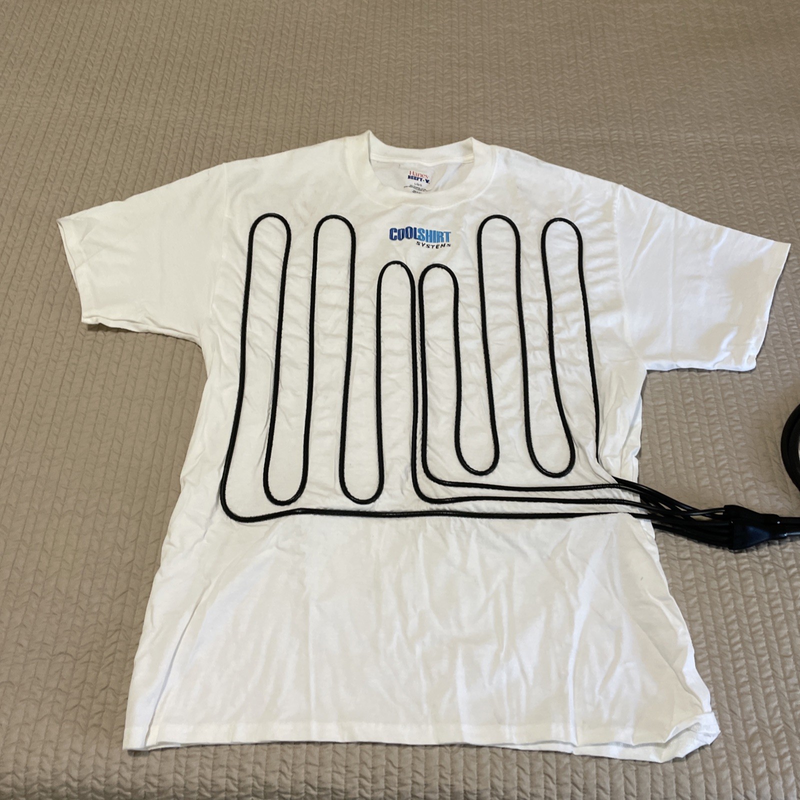 COOLSHIRT Systems Cool Water Racing Cooling Shirt White w/ Tubing Quick Connects COOLSHIRT Systems Cool Water Racing Cooling Shirt White w/ Tubing Quick Connects