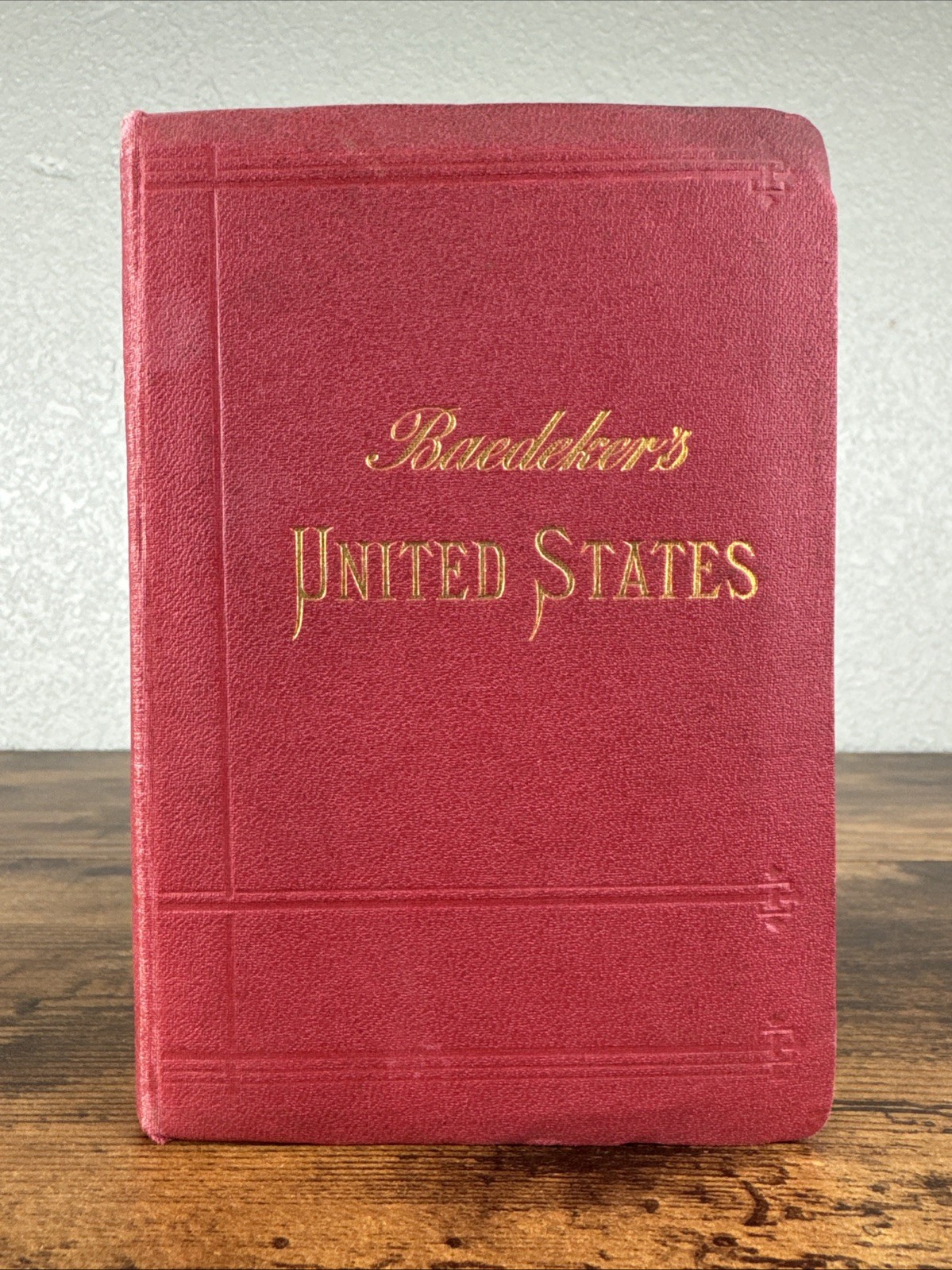 BAEDEKERS UNITED STATES 1904 3RD ED~25 MAPS/35 PLANS~WHITE MOUNTAINS/NY/SF/LA/BC