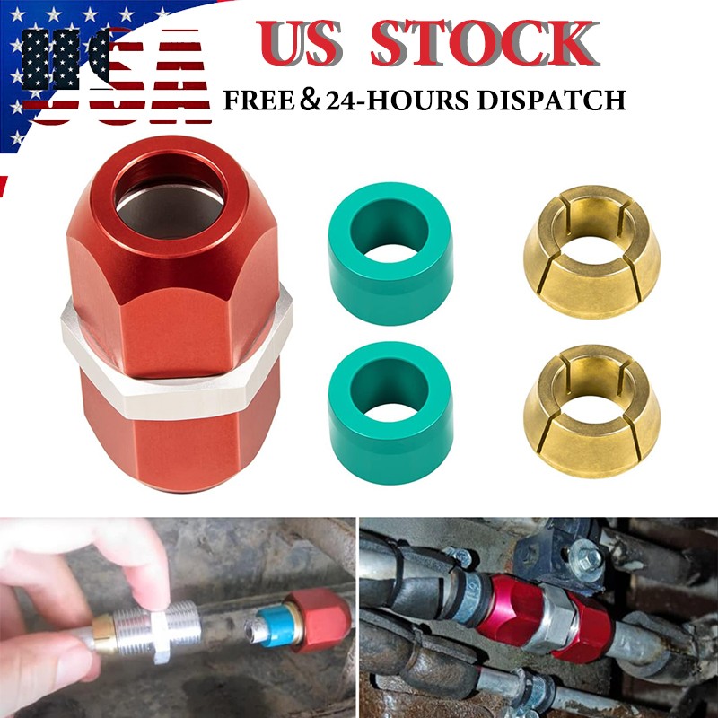 800-641 3/8\'\' Aluminum Line Splice Repair Kit Works for A/C, coolant Etc