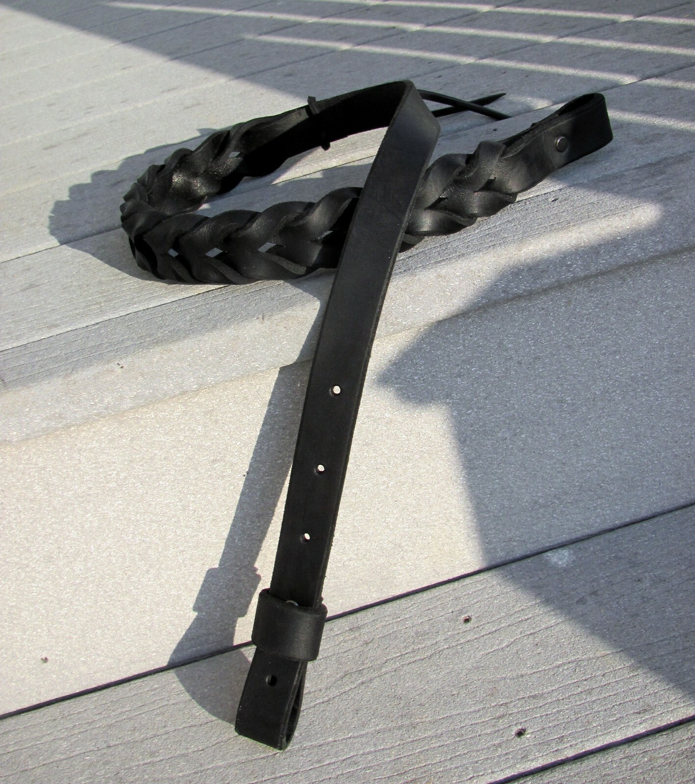 Handmade Braided Leather Rifle / Shotgun Sling