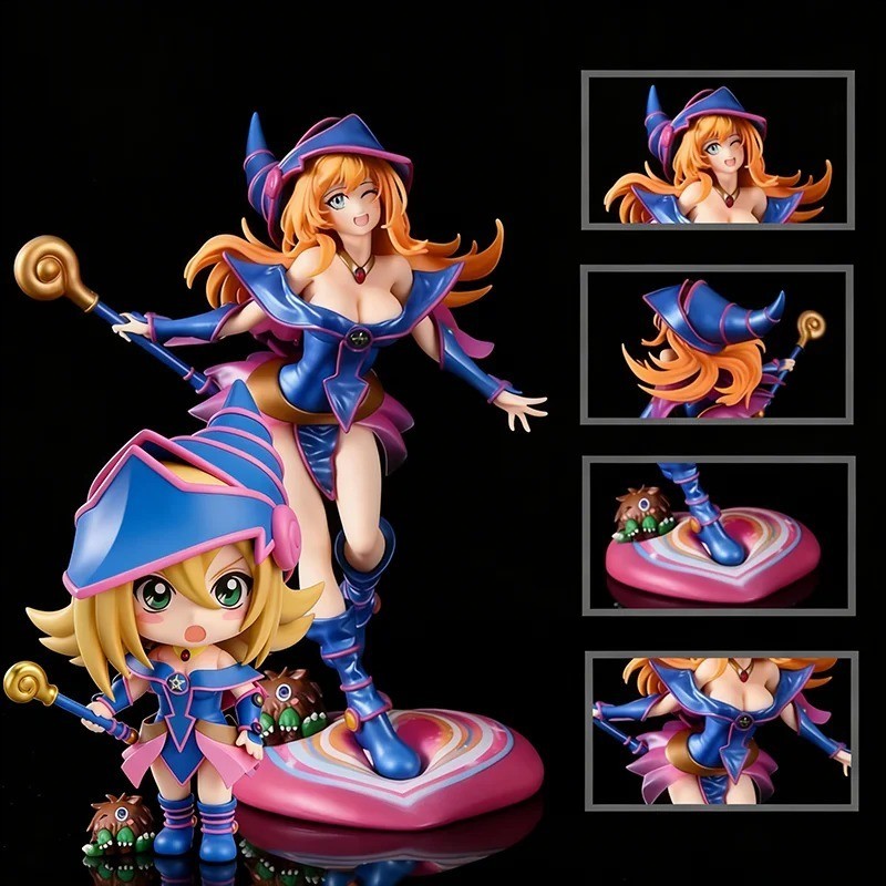 H28CM Yu-Gi-Oh Black Magician Girl Figure GK Statue Collectibles Toys Xmas Gift H28CM Yu-Gi-Oh Black Magician Girl Figure GK Statue Collectibles Toys Xmas Gift