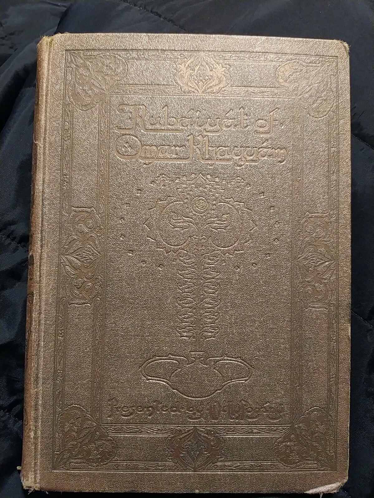 RUBAIYAT OF OMAR KHAYYAM WILLY POGANY COLOR PLATES ART NOUVEAU GILT VINTAGE