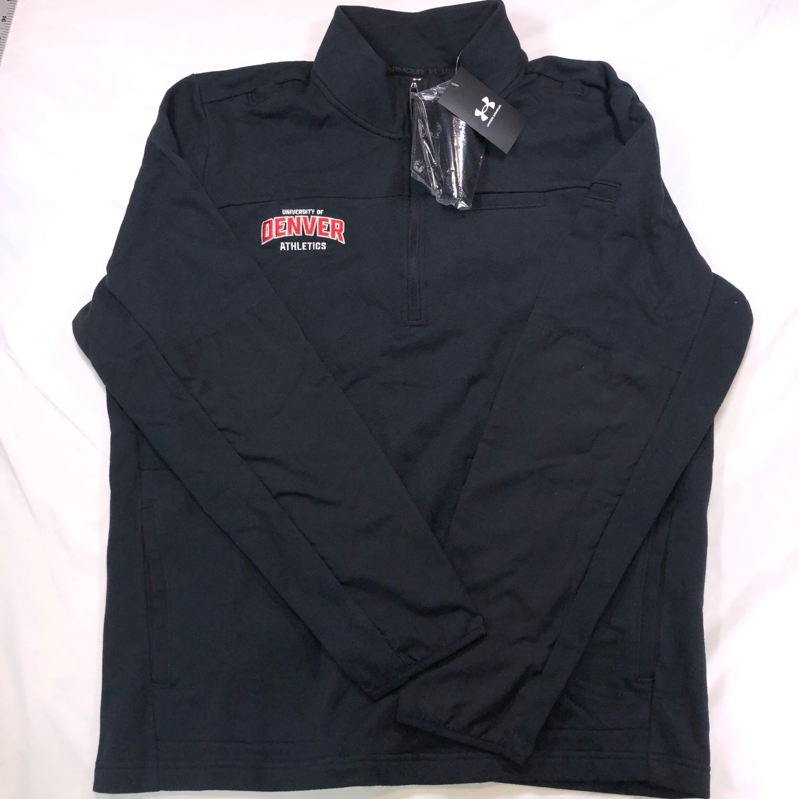 Under Armour University of Denver Athletic Tac Rival Job Fleece XL Black 1379203