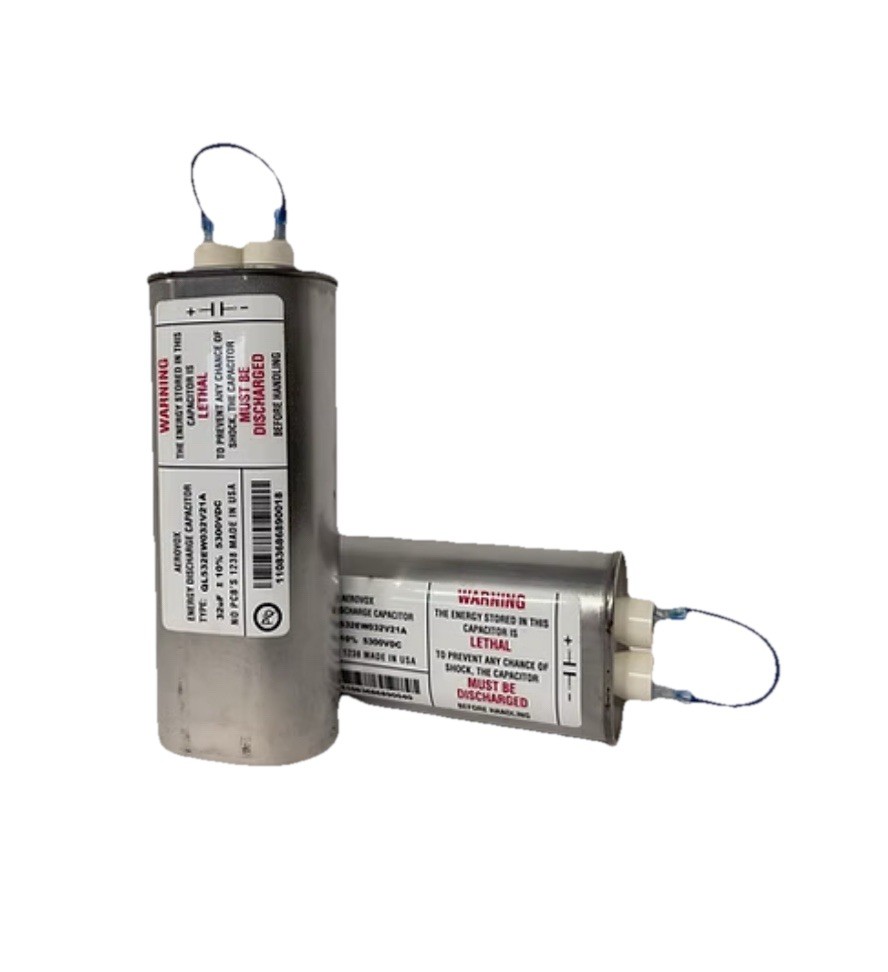 Energy Discharge Capacitor. QL532EW032V21A. 32uF /5300 VDC, Suitable For AEDs Energy Discharge Capacitor. QL532EW032V21A. 32uF /5300 VDC, Suitable For AEDs