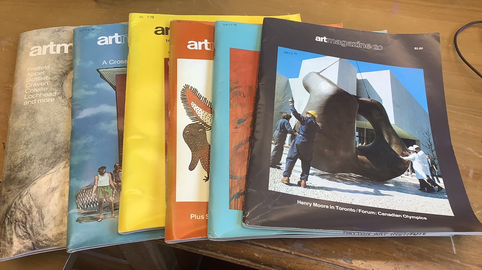 Art Magazine 6 Issues 1975-1978 Art Magazine 6 Issues 1975-1978