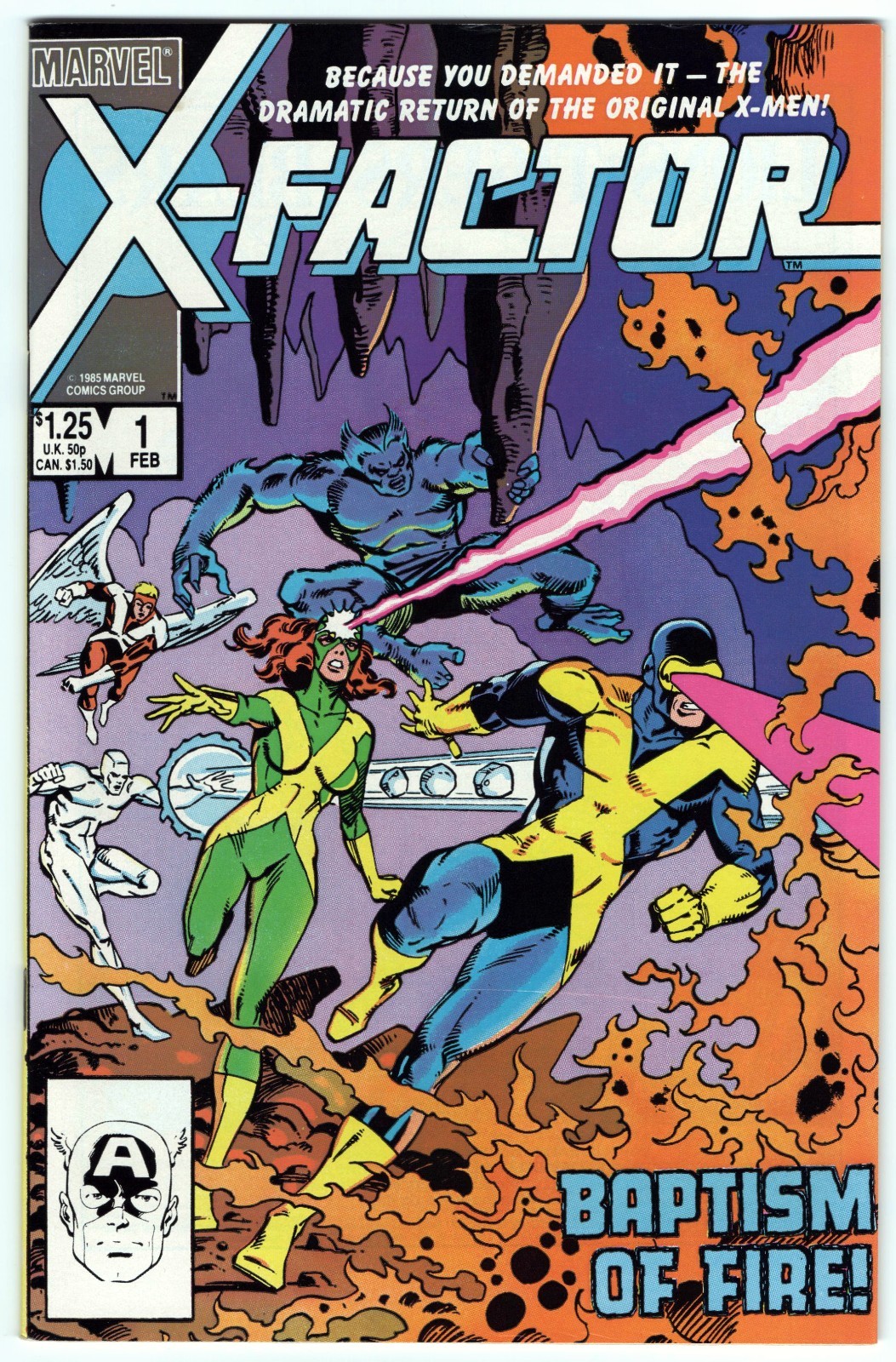 X-Factor #1 NM- 9.2 Copper Age X-Men (Marvel Comics 1986) 1st X-Factor Key X-Factor #1 NM- 9.2 Copper Age X-Men (Marvel Comics 1986) 1st X-Factor Key